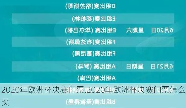 2020年欧洲杯售票 2020欧洲杯门票-第2张图片-www.211178.com_果博福布斯